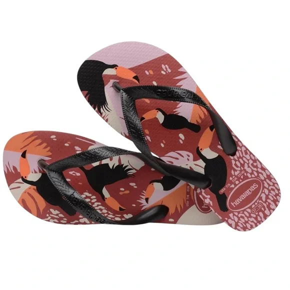 Havaianas Tropical Vibes Mahogany Flip-Flop - Picture 3 of 3